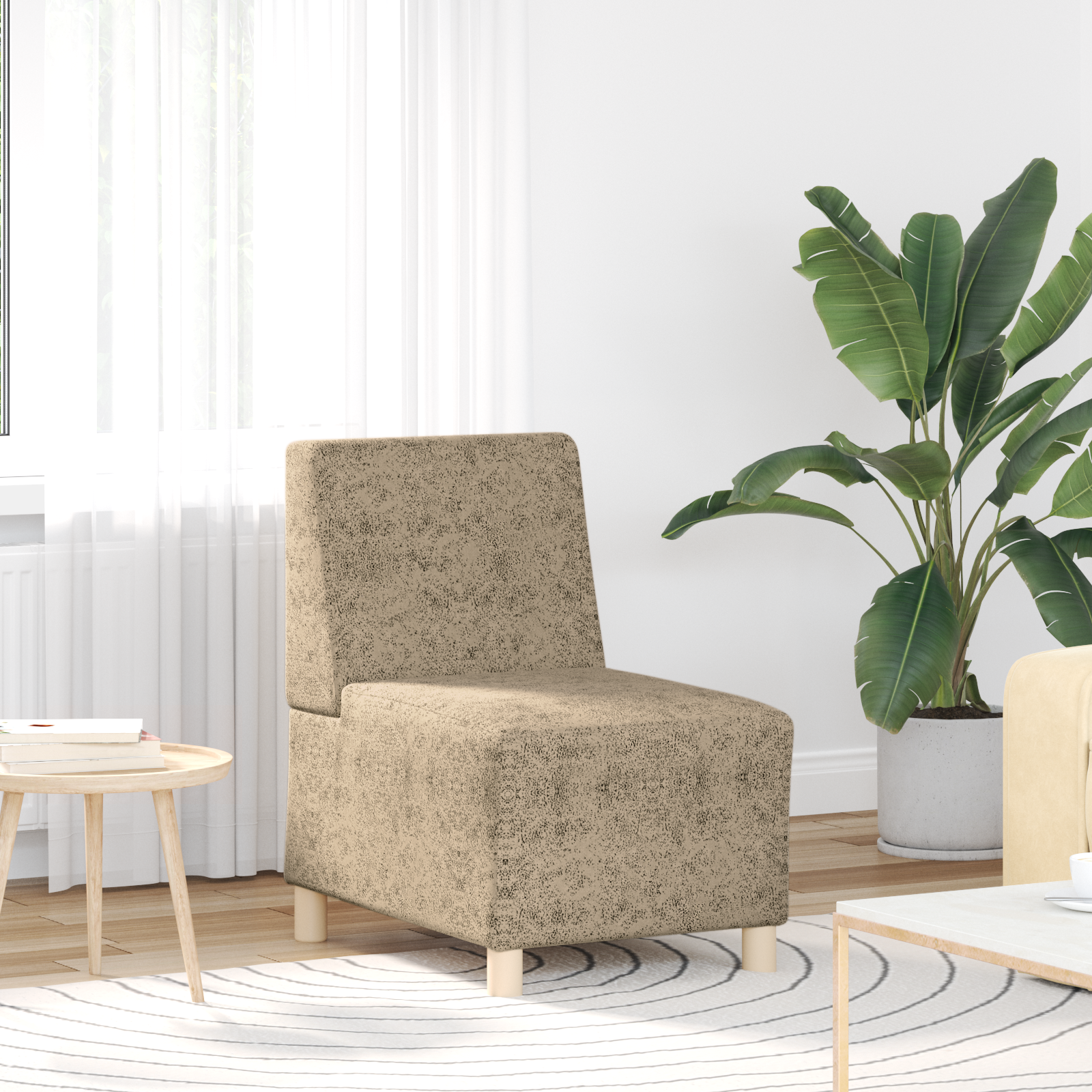 vidaXL Fotoliu 3 pcs Gri deschis 55 x 74 x 82 cm
