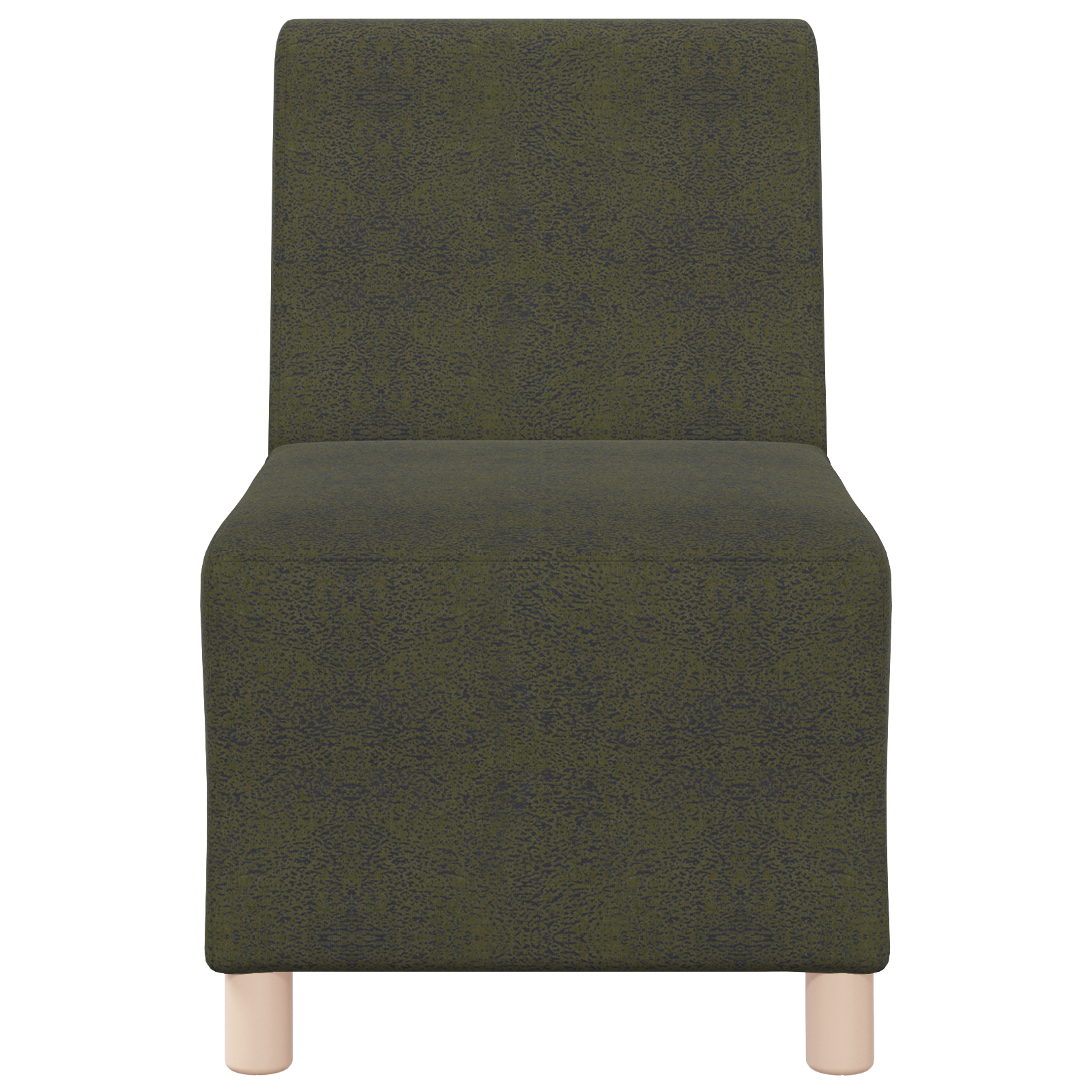 vidaXL Fotoliu 3 pcs Verde 55 x 74 x 82 cm Piele ecologică de suede
