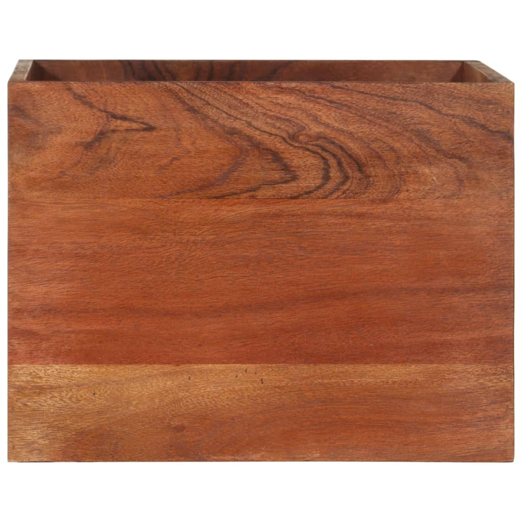 vidaXL Raft de perete, 40x30x40 cm, lemn masiv de acacia