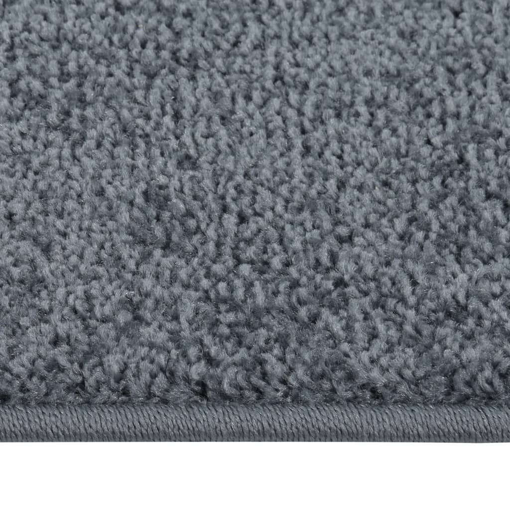vidaXL Covor cu fire scurte, antracit, 140x200 cm vidaXL Covor cu fire scurte, antracit, 140x200 cm