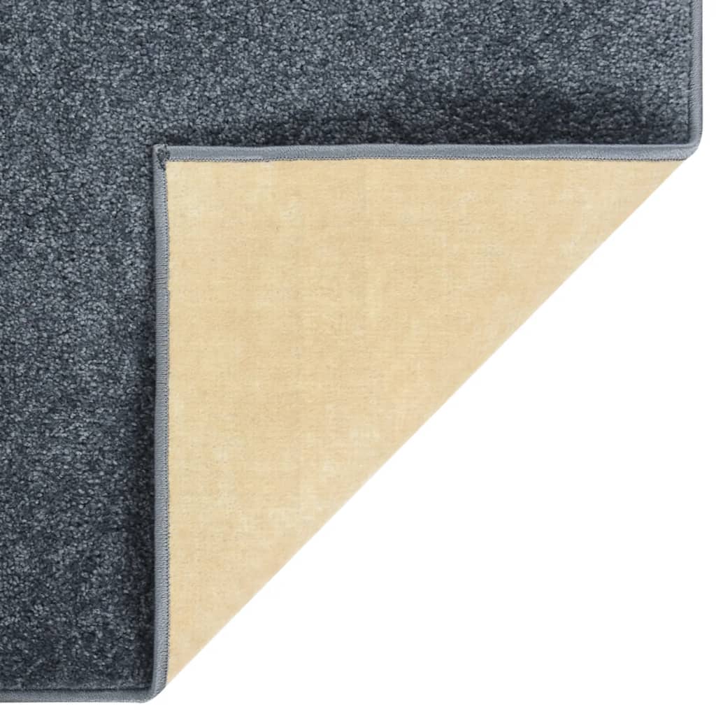 vidaXL Covor cu fire scurte, antracit, 140x200 cm vidaXL Covor cu fire scurte, antracit, 140x200 cm