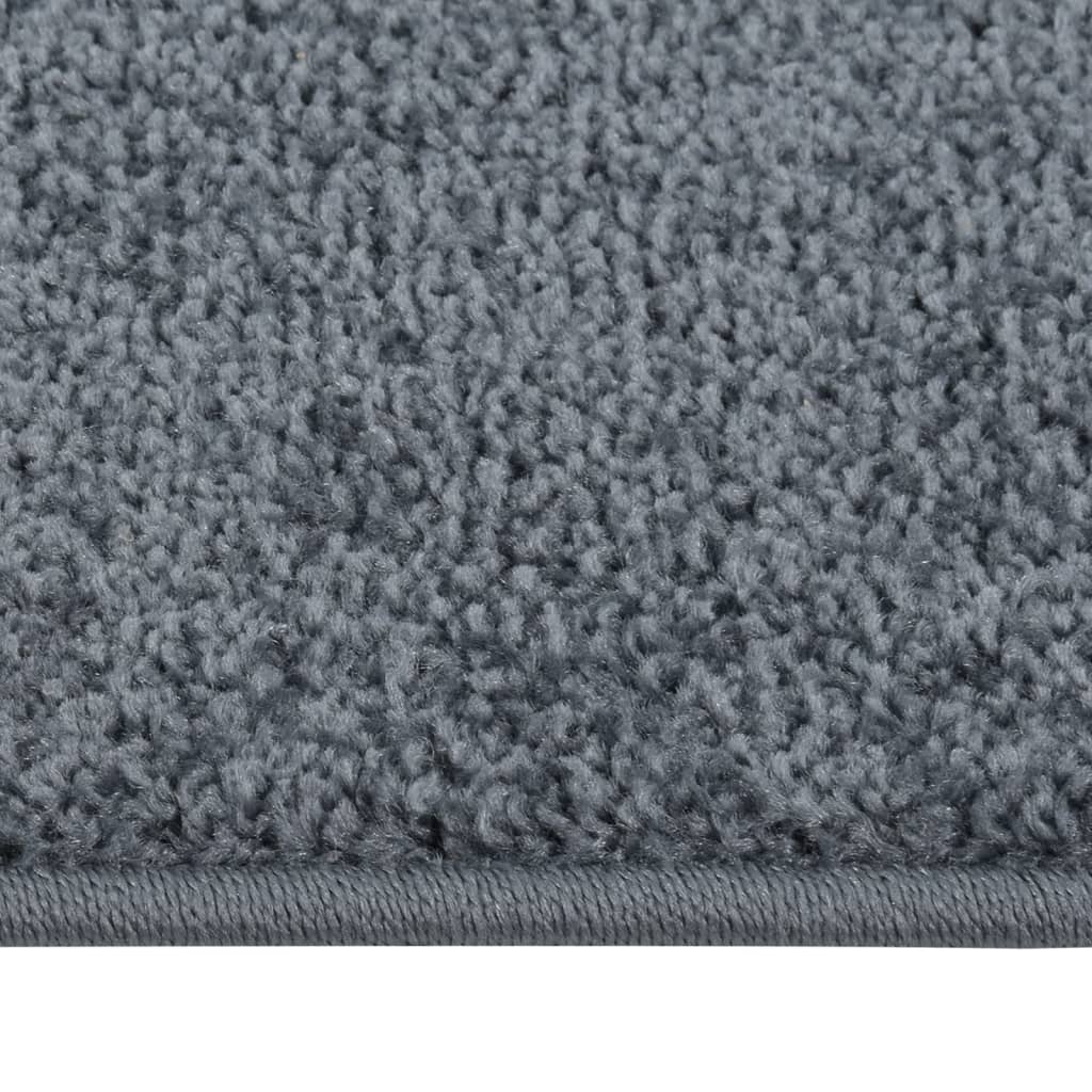 vidaXL Covor cu fire scurte, antracit, 160x230 cm vidaXL Covor cu fire scurte, antracit, 160x230 cm