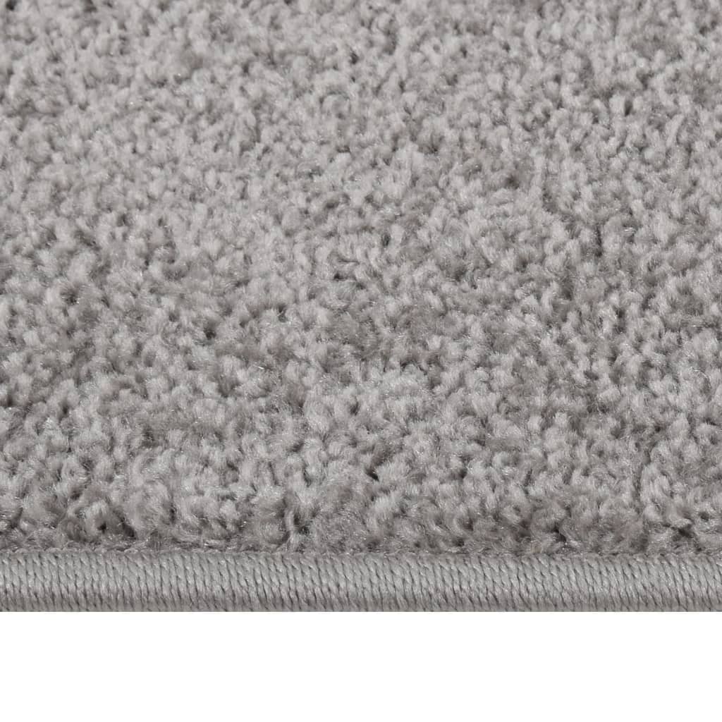 vidaXL Covor cu fire scurte, gri, 80x150 cm vidaXL Covor cu fire scurte, gri, 80x150 cm