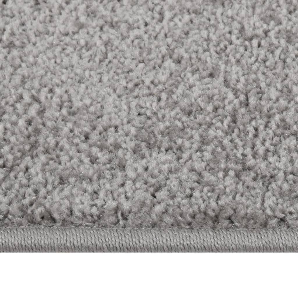 vidaXL Covor cu fire scurte, gri, 120x170 cm vidaXL Covor cu fire scurte, gri, 120x170 cm