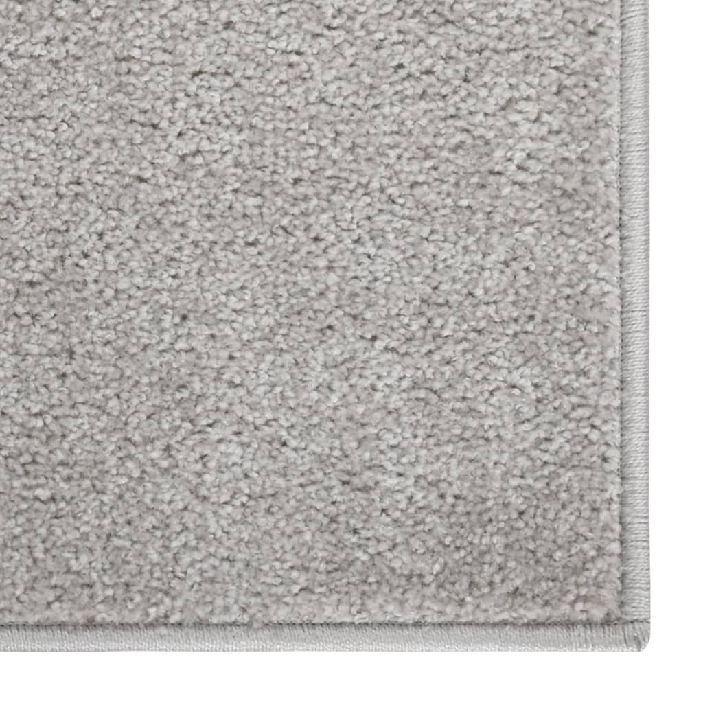 vidaXL Covor cu fire scurte, gri deschis, 80x150 cm vidaXL Covor cu fire scurte, gri deschis, 80x150 cm