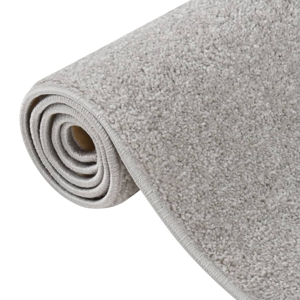 vidaXL Covor cu fire scurte, gri deschis, 80x150 cm vidaXL Covor cu fire scurte, gri deschis, 80x150 cm