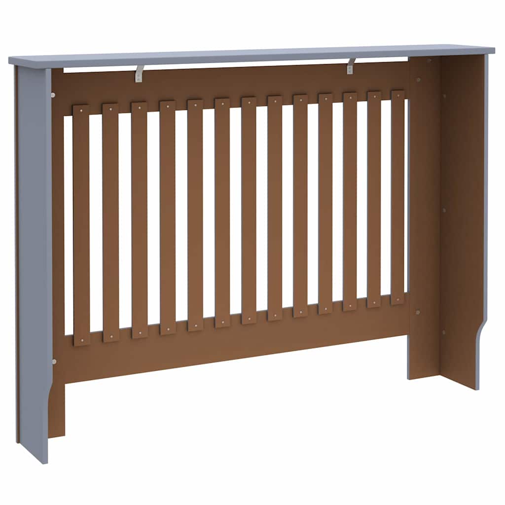 vidaXL Capac pentru radiator 2 pcs Gri 112 x 19 x 81,5cm Lemn compozit