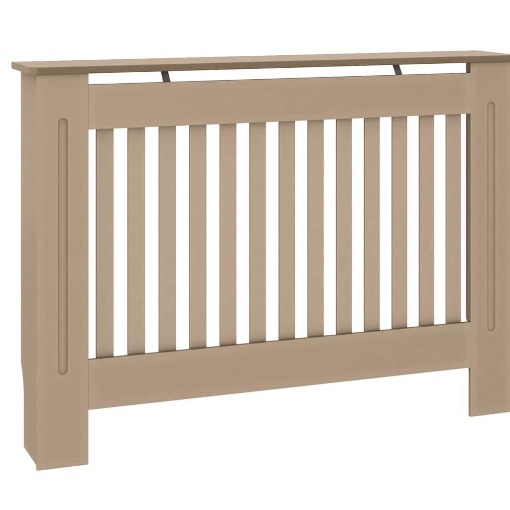 vidaXL Capac pentru radiator 2 pcs Maro 112 x 19 x 81,5cm