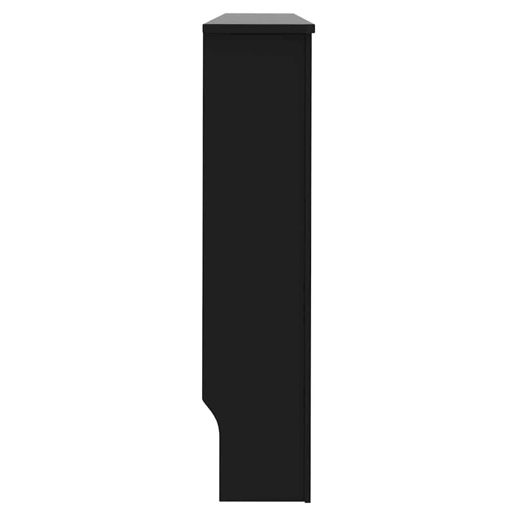 vidaXL Capac pentru radiator 2 pcs Negru 152 x 19 x 81,5cm