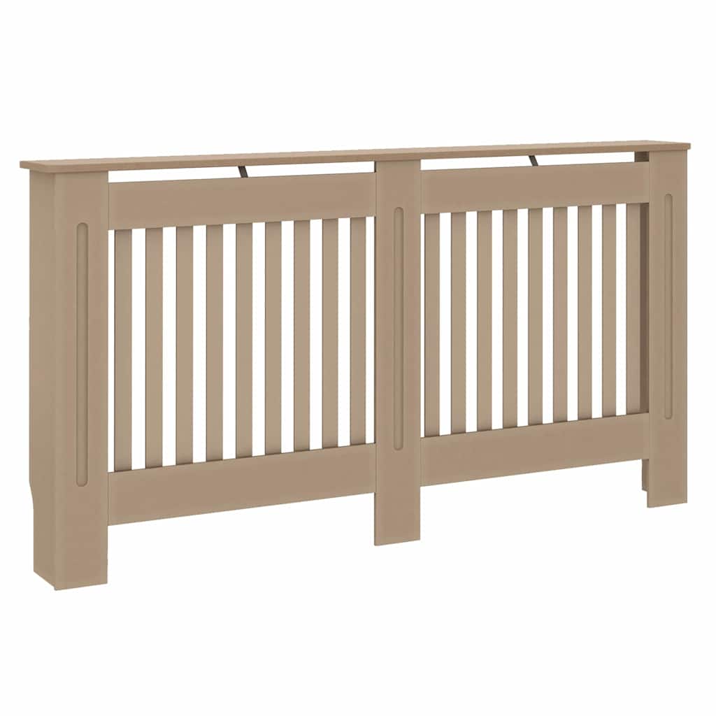 vidaXL Capac pentru radiator 2 pcs Maro 152 x 19 x 81,5cm