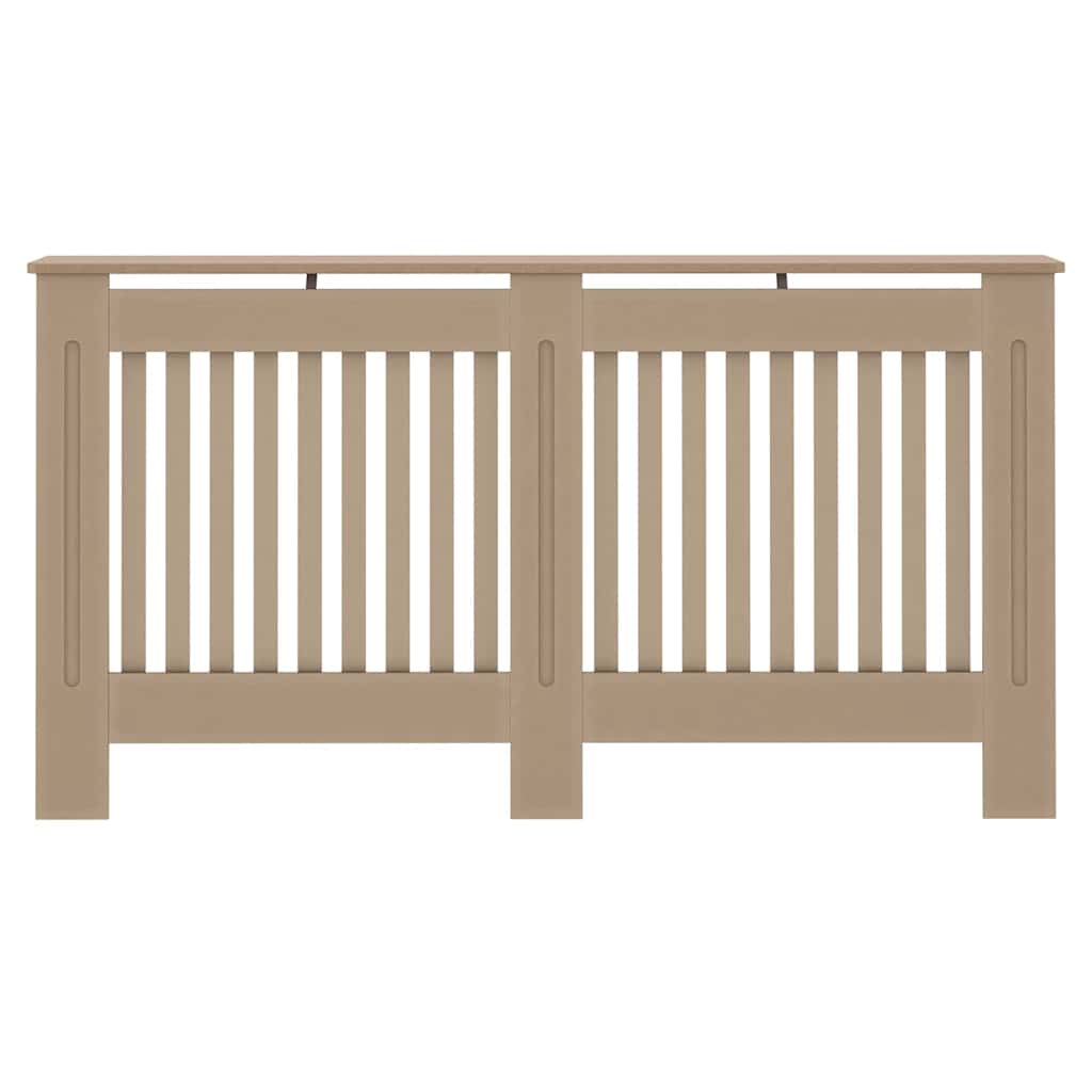 vidaXL Capac pentru radiator 2 pcs Maro 152 x 19 x 81,5cm