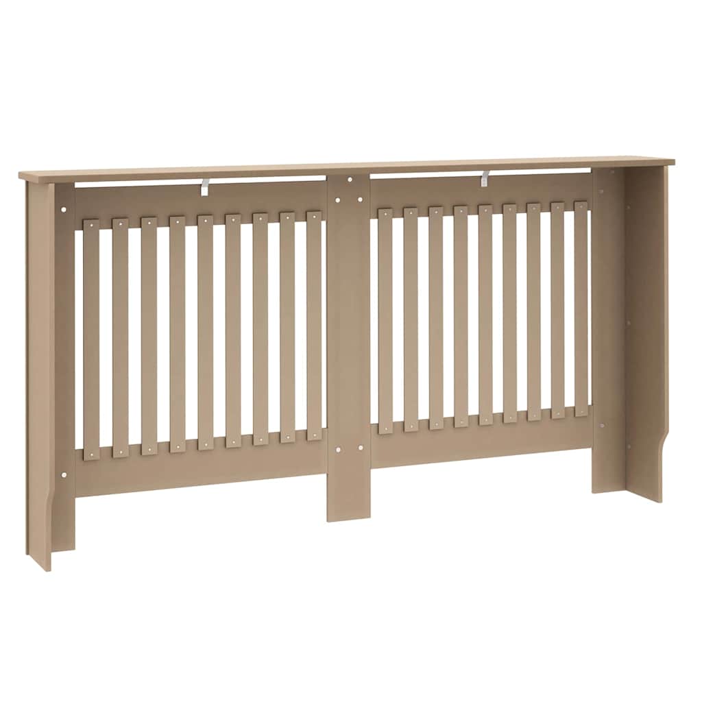 vidaXL Capac pentru radiator 2 pcs Maro 152 x 19 x 81,5cm