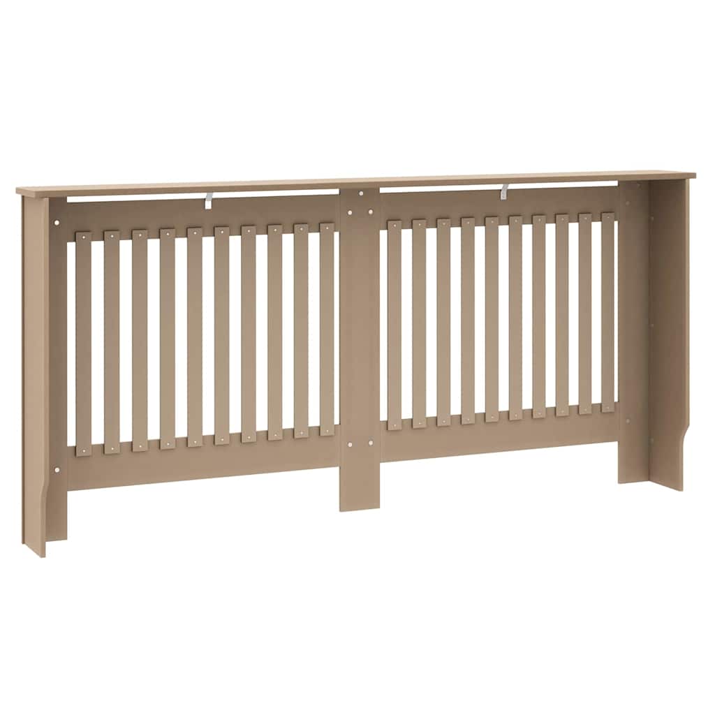 vidaXL Capac pentru radiator 2 pcs Maro 172 x 19 x 81,5cm