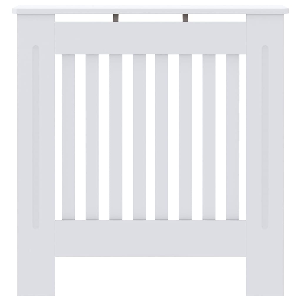 vidaXL Capac pentru radiator 2 pcs Alb 78 x 19 x 81,5cm Lemn compozit