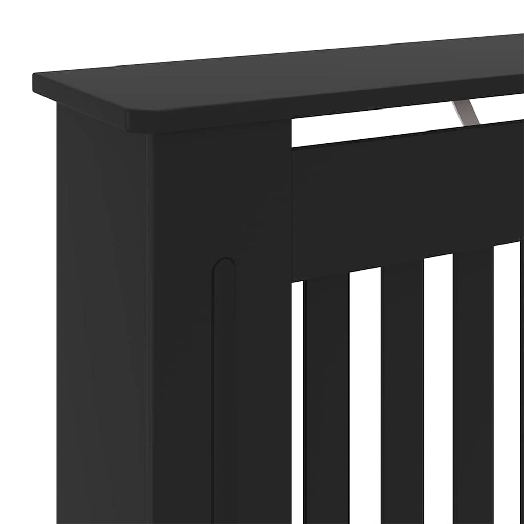 vidaXL Capac pentru radiator Negru 78 x 19 x 81,5cm Lemn compozit