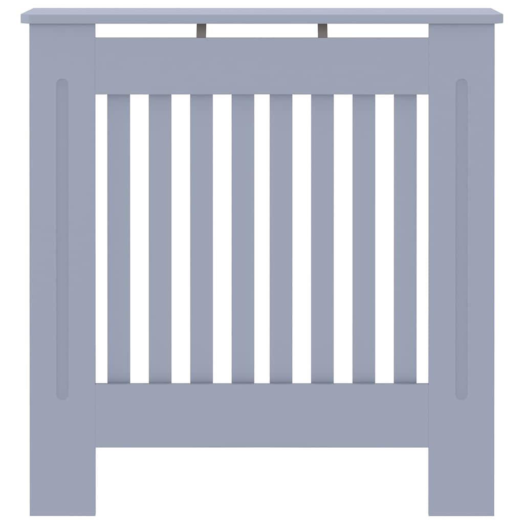 vidaXL Capac pentru radiator Gri 78 x 19 x 81,5cm Lemn compozit