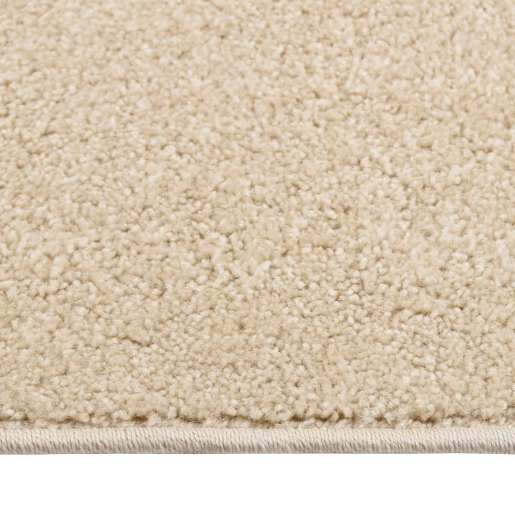 vidaXL Covor cu fire scurte, bej, 160x230 cm vidaXL Covor cu fire scurte, bej, 160x230 cm