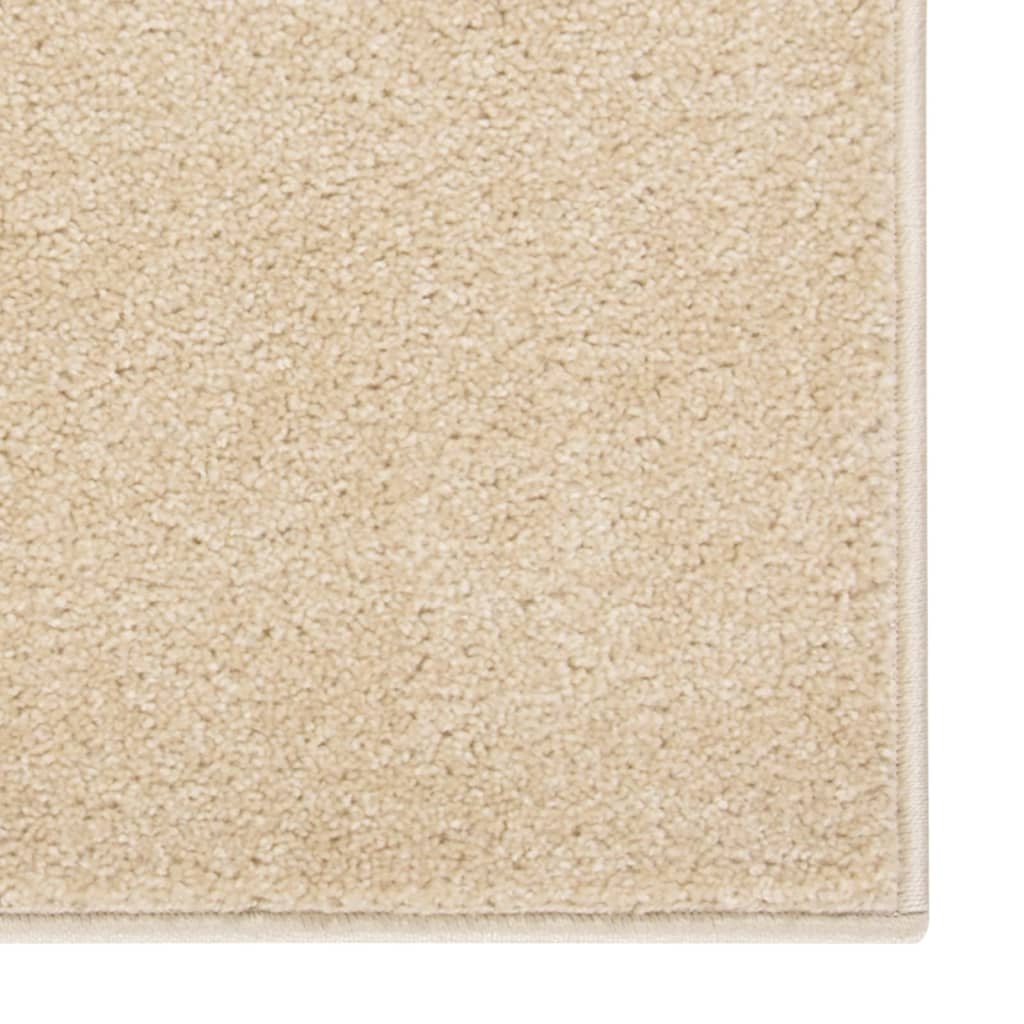 vidaXL Covor cu fire scurte, bej, 160x230 cm vidaXL Covor cu fire scurte, bej, 160x230 cm