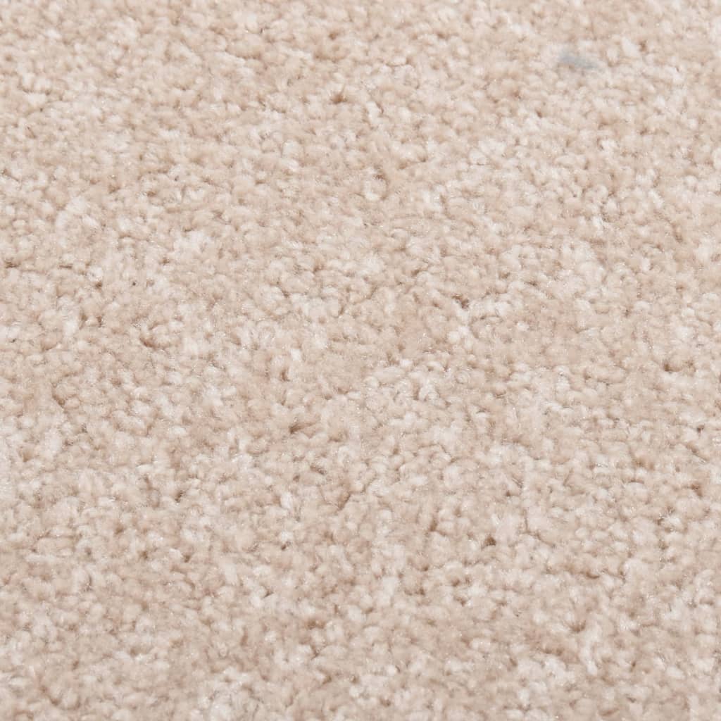 vidaXL Covor cu fire scurte, bej închis, 140x200 cm