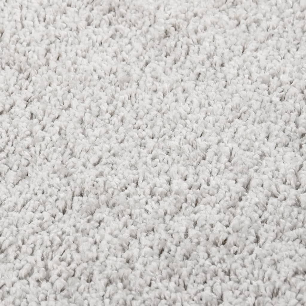 vidaXL Covor pufos, gri deschis, 80x150 cm, antiderapant vidaXL Covor pufos, gri deschis, 80x150 cm, antiderapant