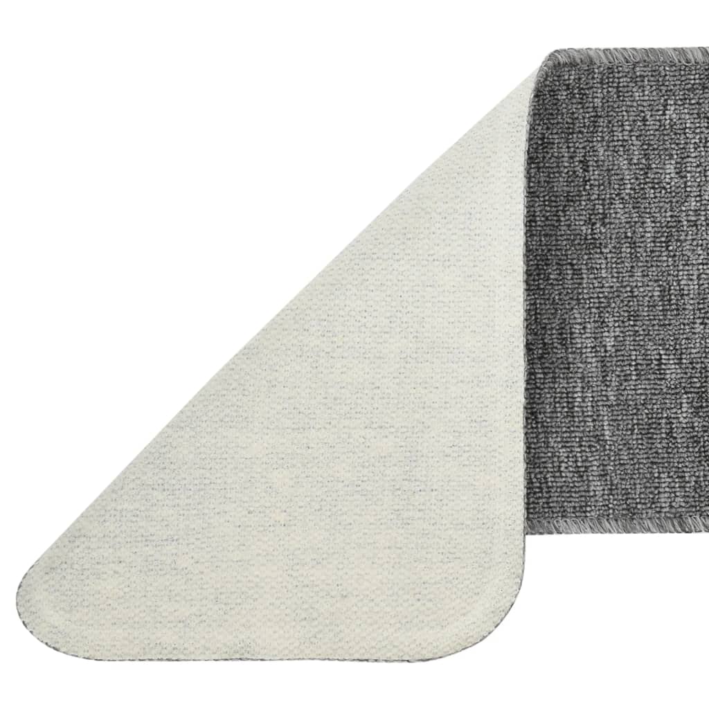 vidaXL Covorașe de scări, 15 buc., gri, 60x25 cm, dreptunghiular vidaXL Covorașe de scări, 15 buc., gri, 60x25 cm, dreptunghiular