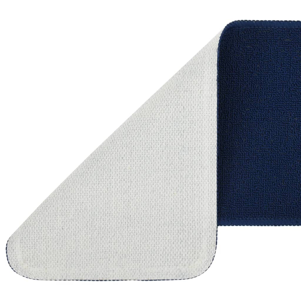 vidaXL Covorașe de scări, 15 buc., bleumarin, 60x25 cm, dreptunghiular vidaXL Covorașe de scări, 15 buc., bleumarin, 60x25 cm, dreptunghiular