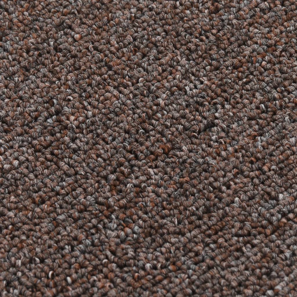 vidaXL Covorașe de scări, 15 buc., maro, 75x20 cm, dreptunghiular vidaXL Covorașe de scări, 15 buc., maro, 75x20 cm, dreptunghiular
