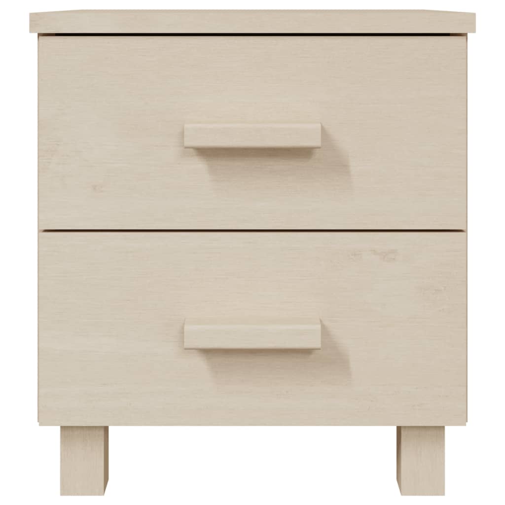 vidaXL Noptiere HAMAR 2 buc, maro miere, 40x35x44,5 cm, lemn masiv pin