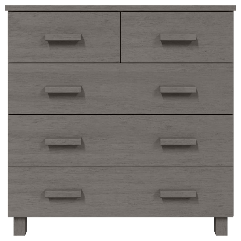 vidaXL Servantă „HAMAR”, gri deschis, 79x40x80 cm, lemn masiv pin vidaXL Servantă „HAMAR”, gri deschis, 79x40x80 cm, lemn masiv pin