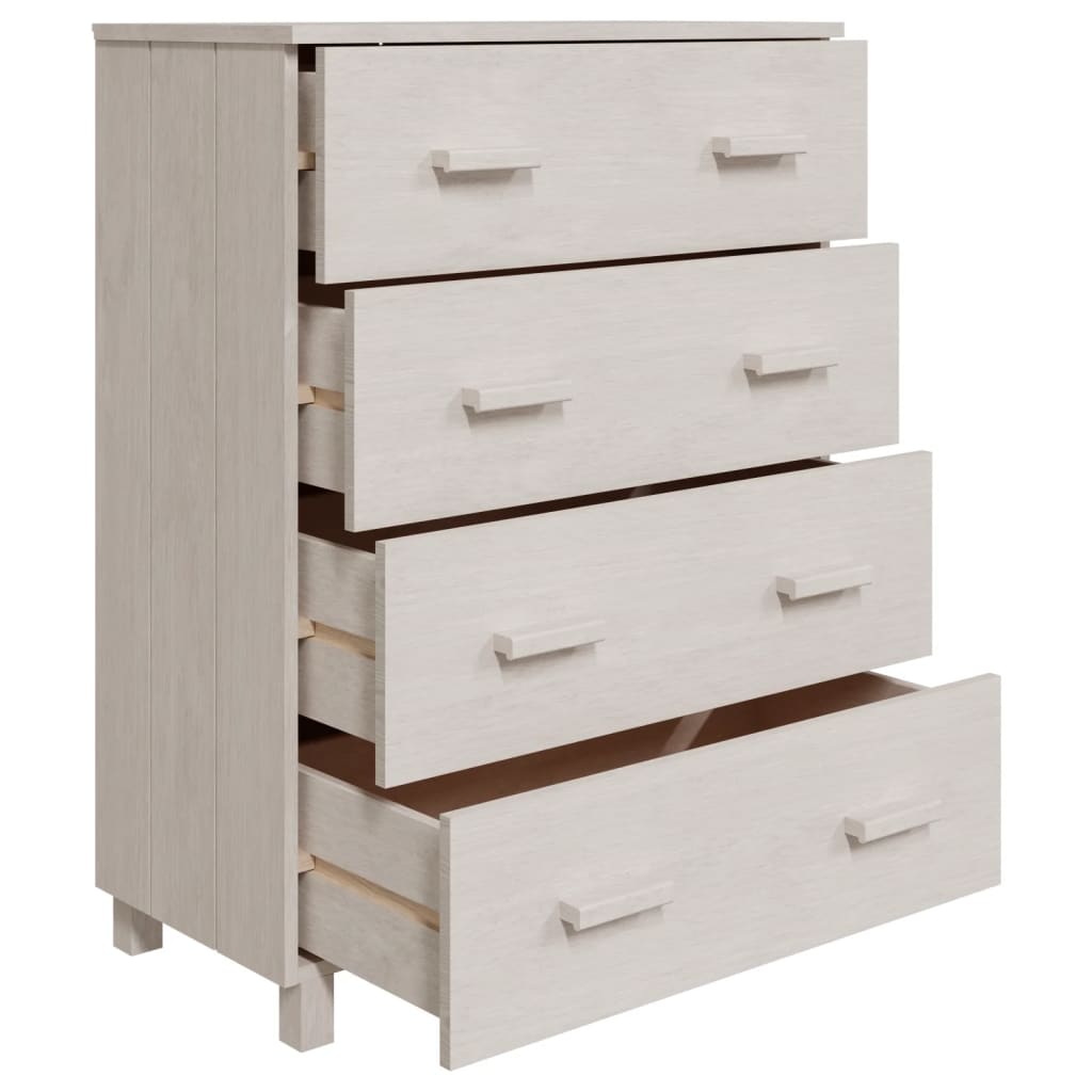 vidaXL Servantă „HAMAR”, alb, 79x40x103,5 cm, lemn masiv de pin vidaXL Servantă „HAMAR”, alb, 79x40x103,5 cm, lemn masiv de pin