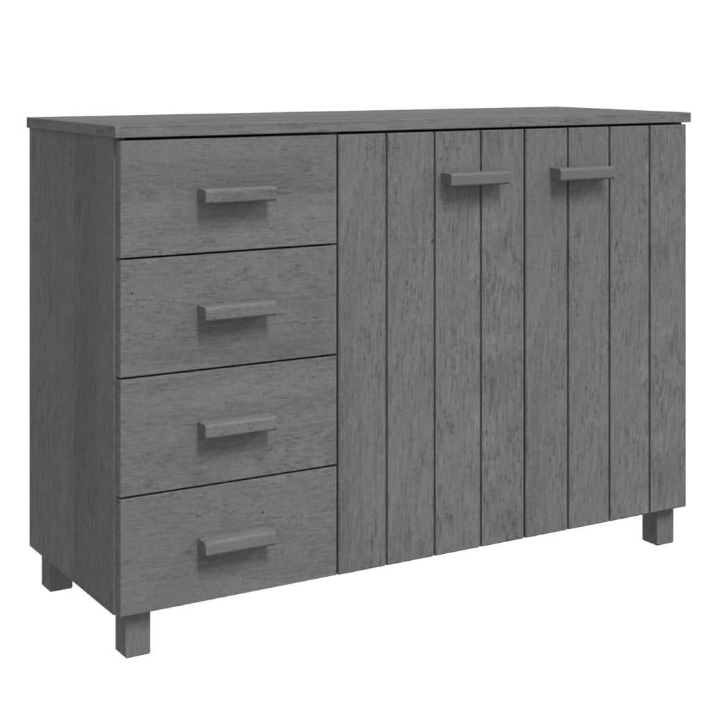 vidaXL Servantă „HAMAR”, gri închis, 113x40x80 cm, lemn masiv pin vidaXL Servantă „HAMAR”, gri închis, 113x40x80 cm, lemn masiv pin