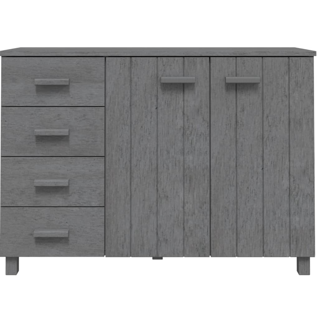 vidaXL Servantă „HAMAR”, gri închis, 113x40x80 cm, lemn masiv pin vidaXL Servantă „HAMAR”, gri închis, 113x40x80 cm, lemn masiv pin