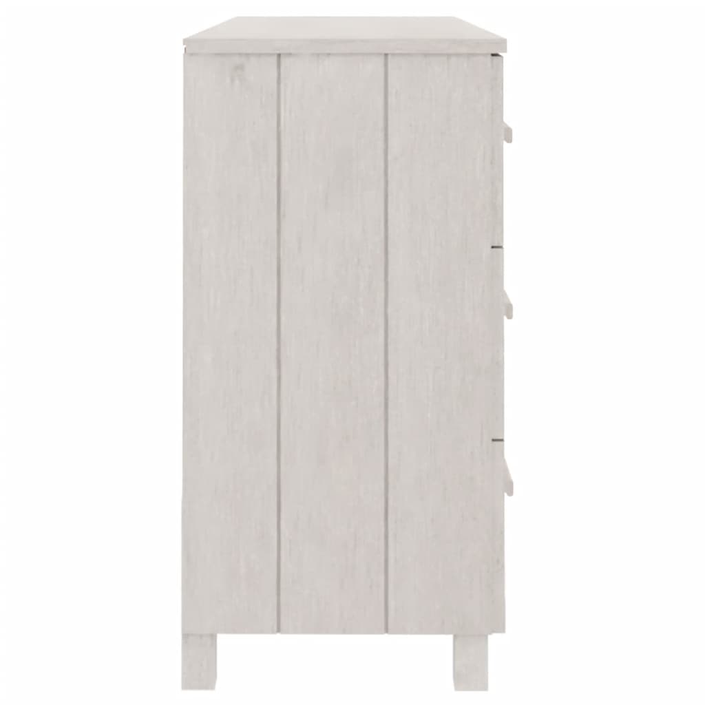 vidaXL Servantă „HAMAR”, alb, 113x40x80 cm, lemn masiv de pin vidaXL Servantă „HAMAR”, alb, 113x40x80 cm, lemn masiv de pin