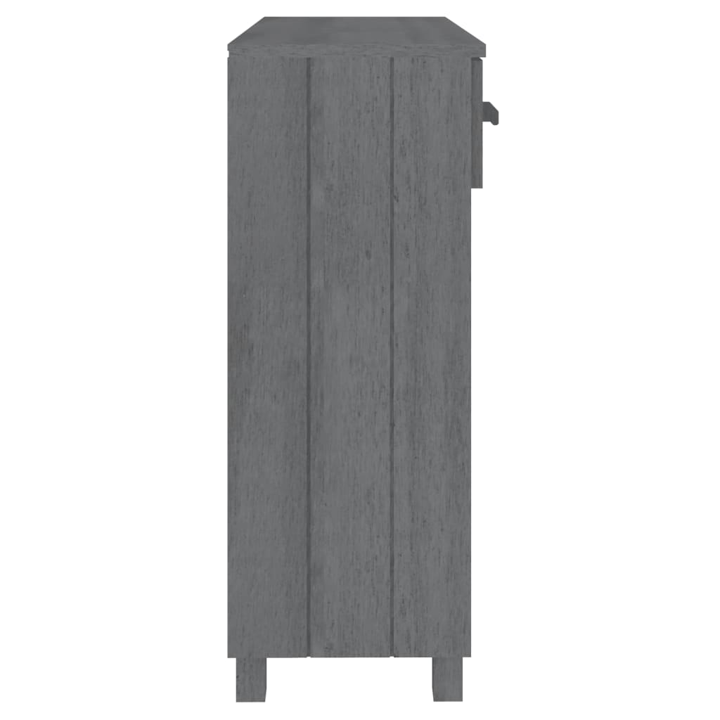 vidaXL Masă consolă „HAMAR”, gri închis, 90x35x90 cm, lemn masiv pin vidaXL Masă consolă „HAMAR”, gri închis, 90x35x90 cm, lemn masiv pin