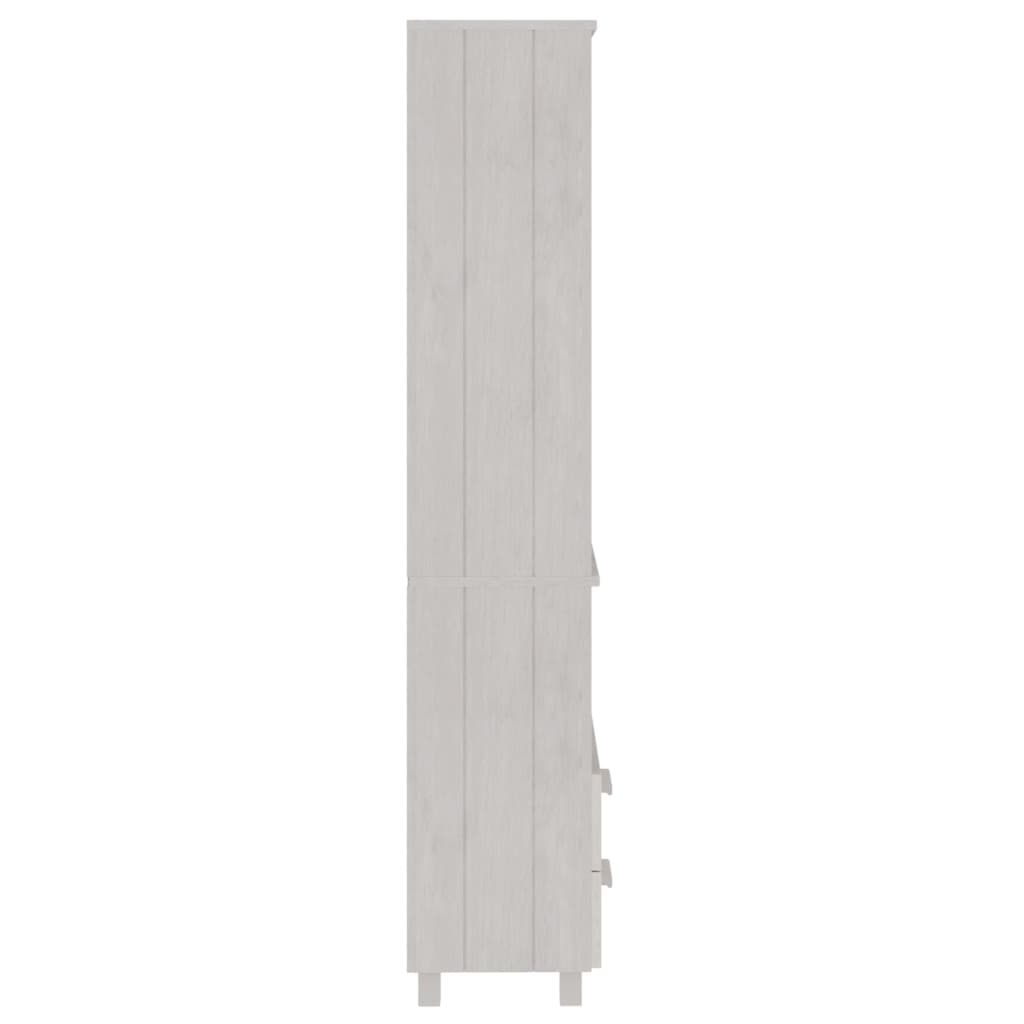 vidaXL Dulap înalt „HAMAR”, alb, 60x35x180 cm, lemn masiv de pin vidaXL Dulap înalt „HAMAR”, alb, 60x35x180 cm, lemn masiv de pin