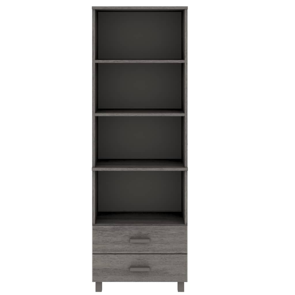 vidaXL Dulap înalt „HAMAR” gri deschis 60x35x180 cm, lemn masiv de pin vidaXL Dulap înalt „HAMAR” gri deschis 60x35x180 cm, lemn masiv de pin