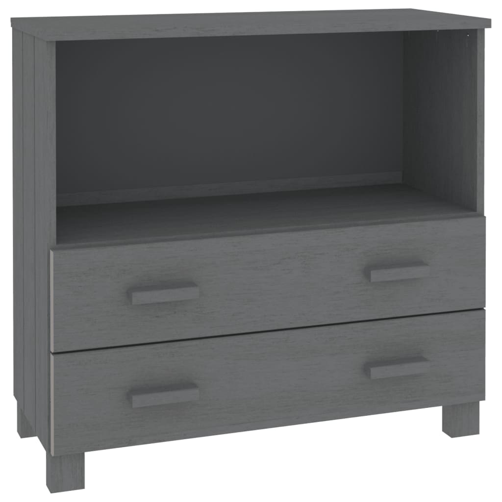 vidaXL Servantă „HAMAR”, gri închis, 85x35x80 cm, lemn masiv pin vidaXL Servantă „HAMAR”, gri închis, 85x35x80 cm, lemn masiv pin