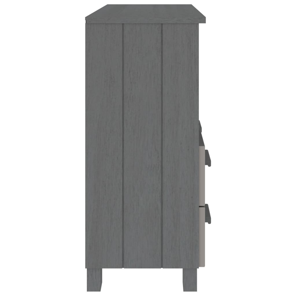 vidaXL Servantă „HAMAR”, gri închis, 85x35x80 cm, lemn masiv pin vidaXL Servantă „HAMAR”, gri închis, 85x35x80 cm, lemn masiv pin