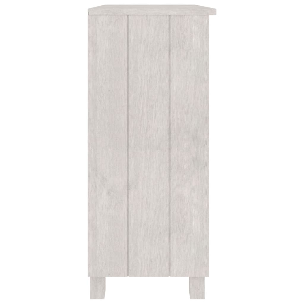 vidaXL Servantă „HAMAR”, alb, 85x35x80 cm, lemn masiv de pin vidaXL Servantă „HAMAR”, alb, 85x35x80 cm, lemn masiv de pin