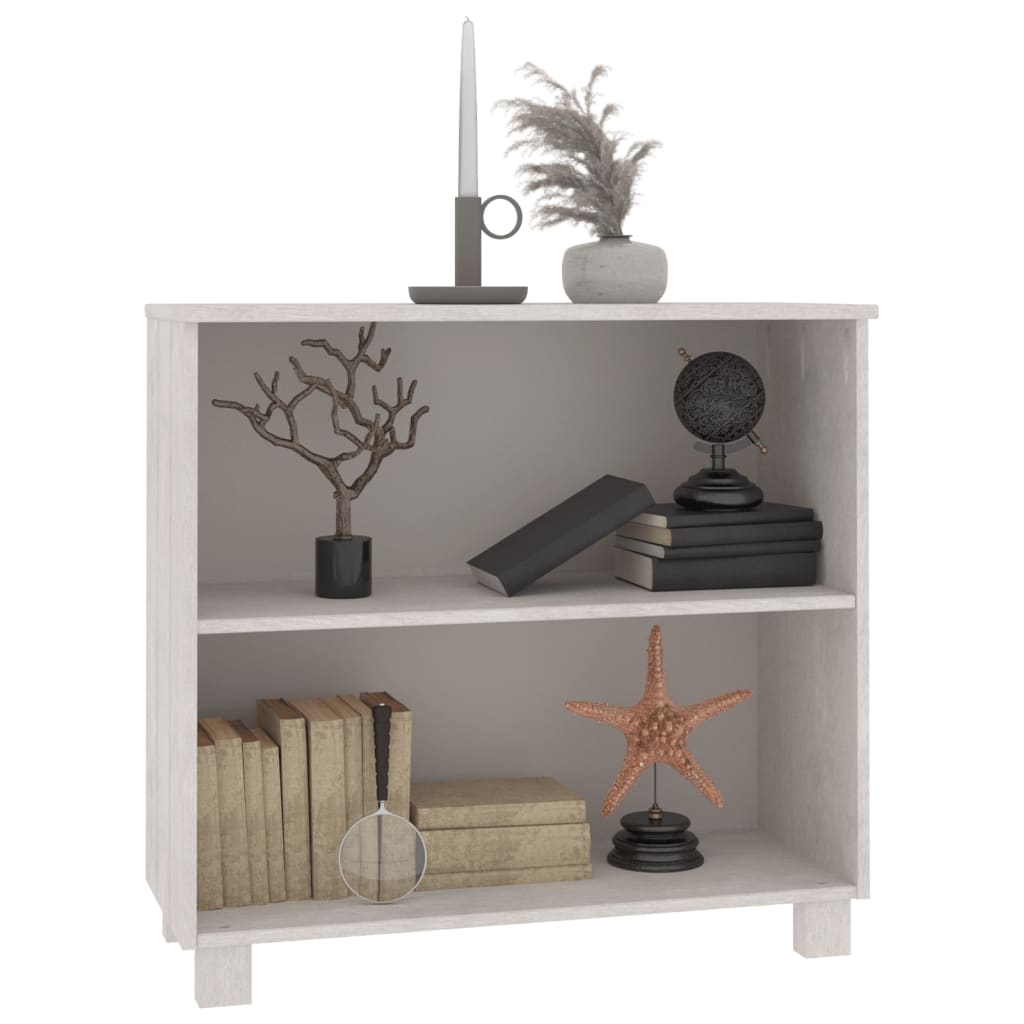 vidaXL Servantă „HAMAR”, alb, 85x35x80 cm, lemn masiv de pin vidaXL Servantă „HAMAR”, alb, 85x35x80 cm, lemn masiv de pin