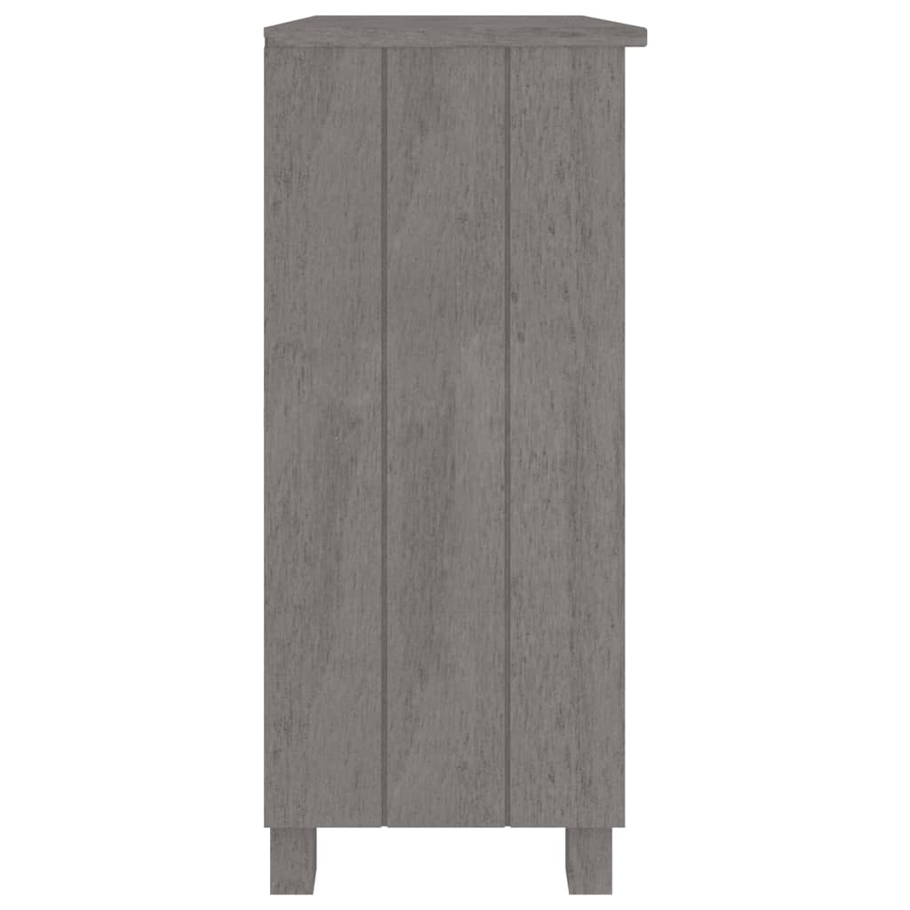 vidaXL Servantă „HAMAR”, gri deschis, 85x35x80 cm, lemn masiv pin vidaXL Servantă „HAMAR”, gri deschis, 85x35x80 cm, lemn masiv pin