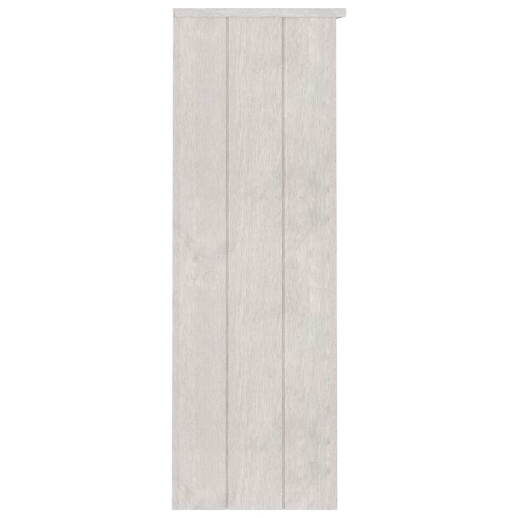 vidaXL Raft superior comodă „HAMAR” alb, 85x35x100 cm, lemn masiv pin