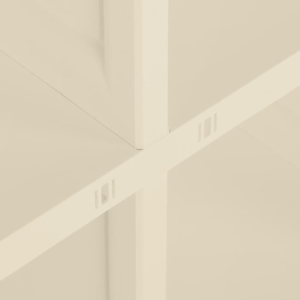 vidaXL Dulap din plastic, 79x43x85,5 cm, alb angora, design de lemn vidaXL Dulap din plastic, 79x43x85,5 cm, alb angora, design de lemn