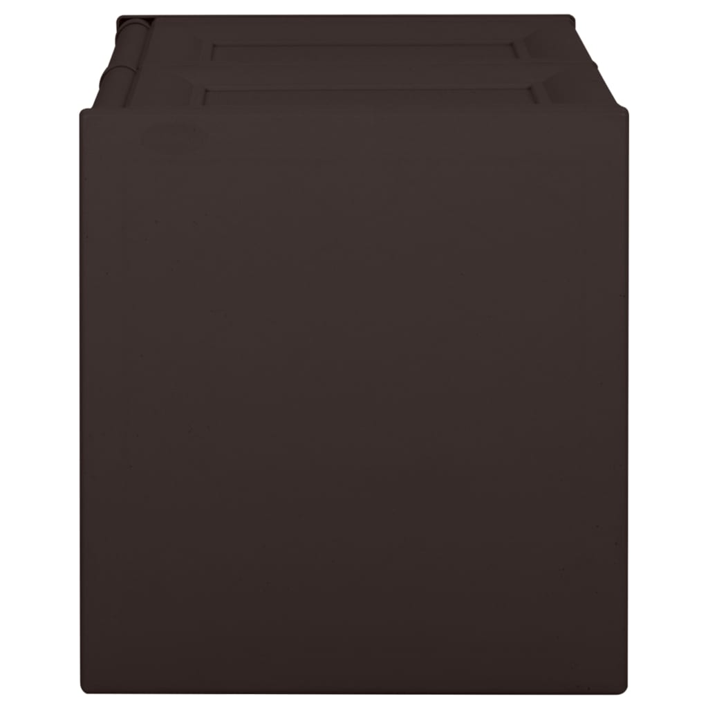 vidaXL Cufăr de perne, maro, 86x40x42 cm, 85 L vidaXL Cufăr de perne, maro, 86x40x42 cm, 85 L