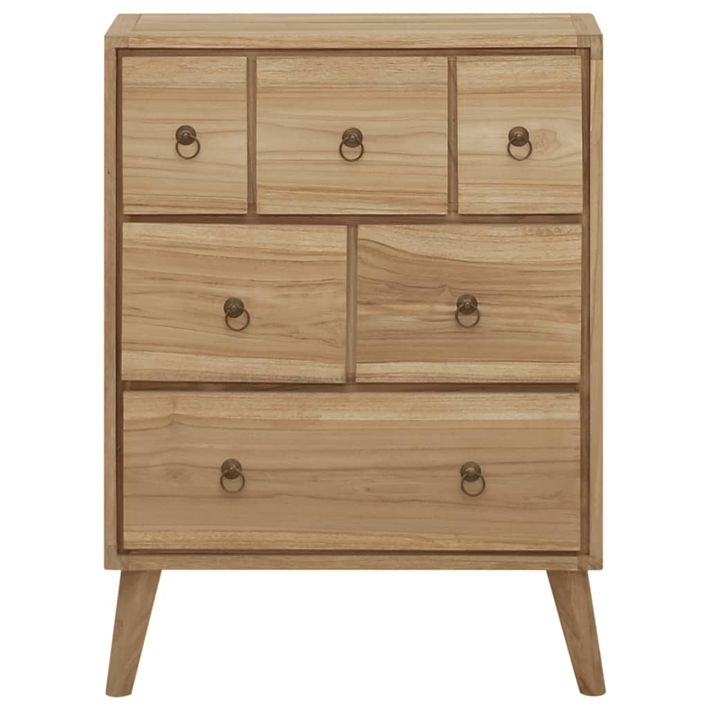 vidaXL Comodă cu sertare, 56x30x80 cm, lemn masiv de tec vidaXL Comodă cu sertare, 56x30x80 cm, lemn masiv de tec