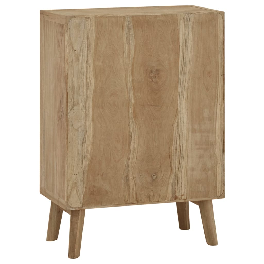 vidaXL Comodă cu sertare, 56x30x80 cm, lemn masiv de tec vidaXL Comodă cu sertare, 56x30x80 cm, lemn masiv de tec