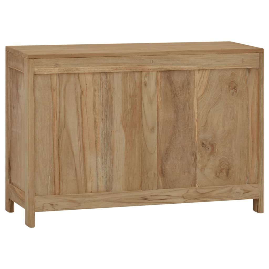vidaXL Comodă cu sertare, 80x30x55 cm, lemn masiv tec vidaXL Comodă cu sertare, 80x30x55 cm, lemn masiv tec
