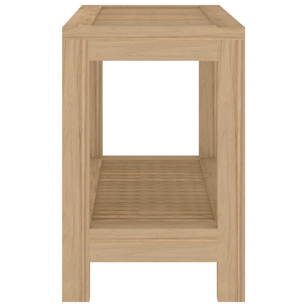 vidaXL Măsuță laterală de baie, 60x30x45 cm, lemn masiv de tec vidaXL Măsuță laterală de baie, 60x30x45 cm, lemn masiv de tec