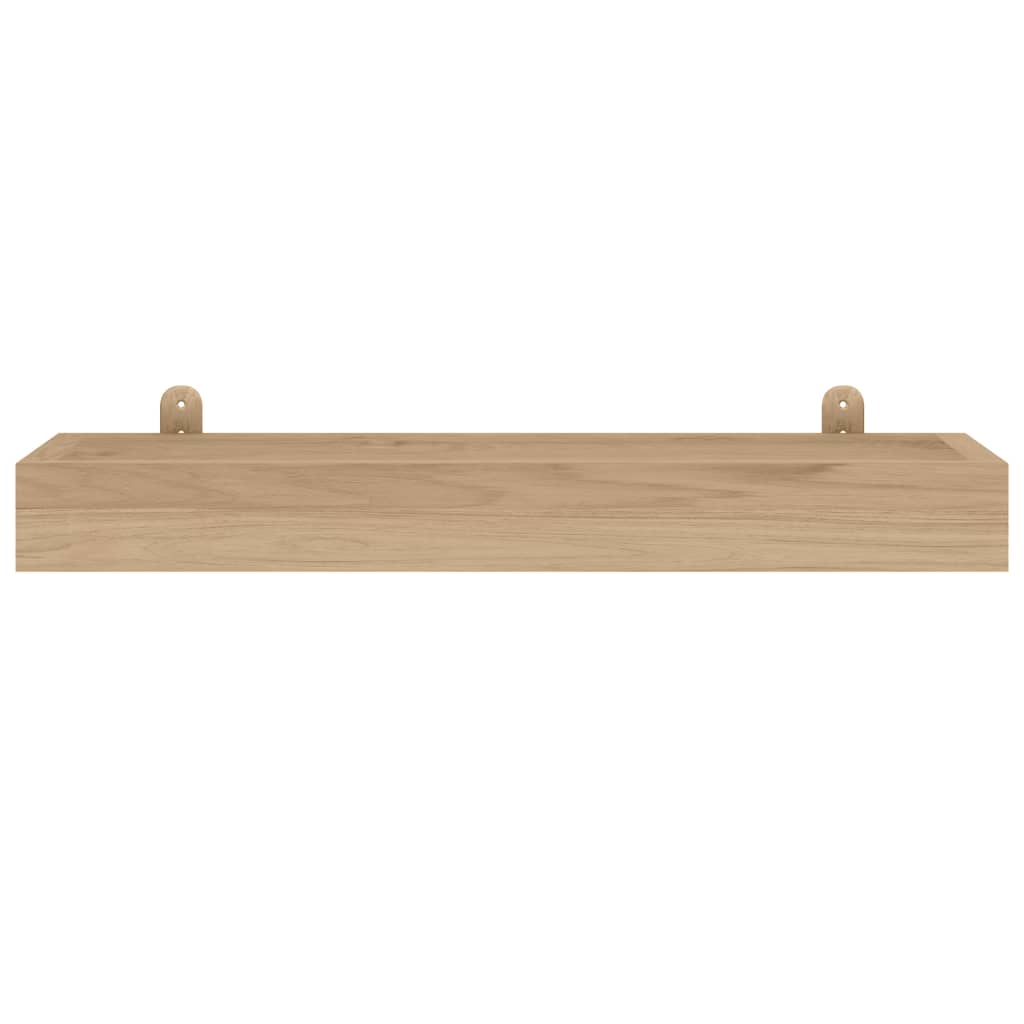 vidaXL Rafturi de perete, 2 buc., 60x15x4 cm, lemn masiv de tec