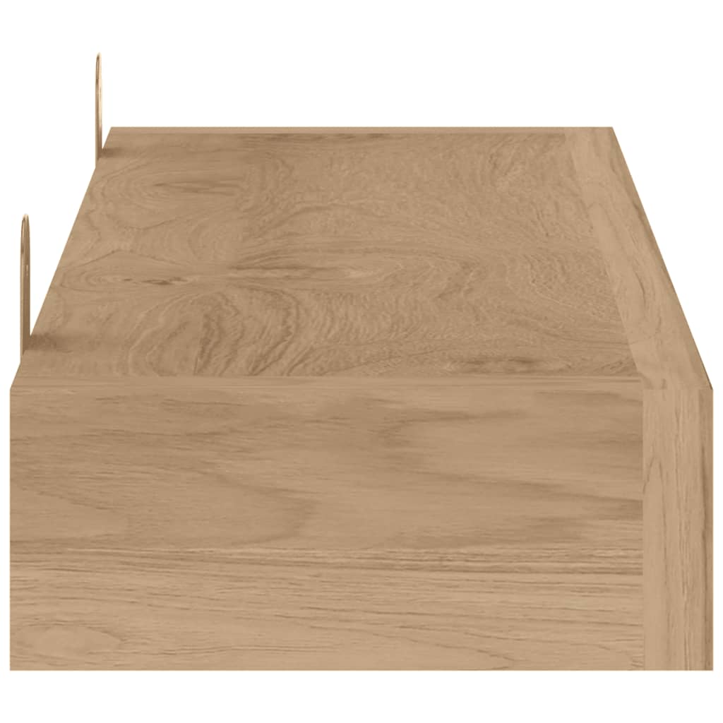 vidaXL Rafturi de perete, 2 buc., 90x15x4 cm, lemn masiv de tec vidaXL Rafturi de perete, 2 buc., 90x15x4 cm, lemn masiv de tec